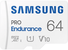 Charger l&#39;image dans la galerie, SAMSUNG Carte mémoire microSD Pro Endurance 64 GB V10 (MB-MJ64KA/EU)
