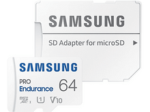 Charger l&#39;image dans la galerie, SAMSUNG Carte mémoire microSD Pro Endurance 64 GB V10 (MB-MJ64KA/EU)
