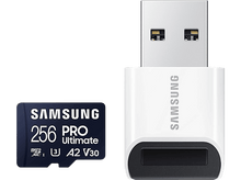 Charger l&#39;image dans la galerie, SAMSUNG Carte mémoire microSD Pro Ultimate 256 GB avec adaptateur SD (MB-MY256SB/WW)
