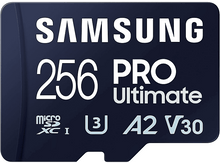Charger l&#39;image dans la galerie, SAMSUNG Carte mémoire microSD Pro Ultimate 256 GB avec adaptateur SD (MB-MY256SB/WW)

