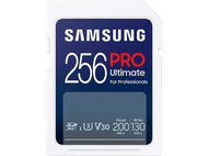 SAMSUNG Carte mémoire SDXC Pro Ultimate 256 GB avec adaptateur (MB-SY256SB/WW)