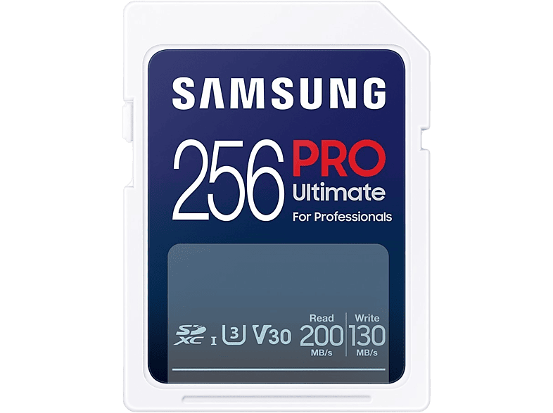 SAMSUNG Carte mémoire SDXC Pro Ultimate 256 GB (MB-SY256S/WW)