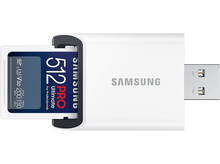 Charger l&#39;image dans la galerie, SAMSUNG Carte mémoire SDXC Pro Ultimate 512 GB avec adaptateur (MB-SY512SB/WW)
