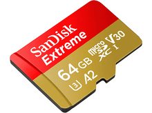 Charger l&#39;image dans la galerie, SANDISK Carte mémoire Extreme microSDXC 64 GB (00121585)
