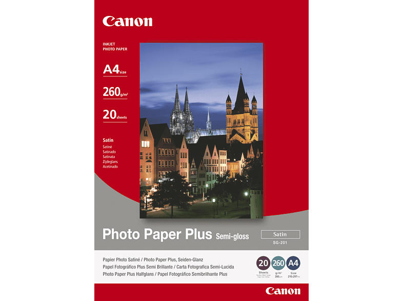 CANON SG-201 Plus Semi-gloss A4 20 feuilles (1686B021)