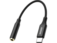 SITECOM Adaptateur audio USB-C vers Jack 3.5 mm Argenté / Noir (AD-1009)
