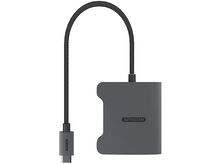 Charger l&#39;image dans la galerie, SITECOM Adaptateur vidéo Pro USB-C vers Dual HDMI Argenté / Noir (AD-1017)
