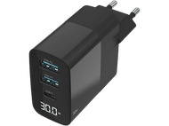 SITECOM Chargeur USB-A / USB-C LED 30 W PD Noir (CH-1001)