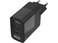 SITECOM Chargeur USB-A / USB-C LED 65 W PD Noir (CH-1002)