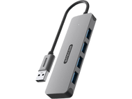 SITECOM Hub USB-A vers 4 x USB-A Argenté / Noir (CN-5005)