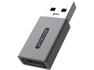 SITECOM Mini-adaptateur USB-A vers USB-C Argenté / Noir (AD-1012)