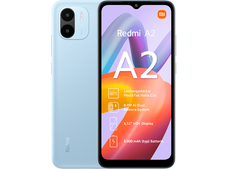 XIAOMI Smartphone Redmi A2 32 GB Light Blue