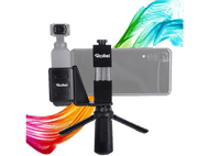 ROLLEI Support Vlog pour DJI Osmo Pocket + Objectif grand angle (21654)
