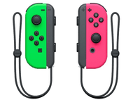 NINTENDO Switch Paire de manettes Joy-Con vert néon/rose néon