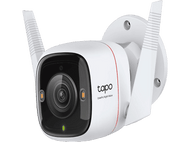 TAPO Caméra de surveillance extérieure Blanc (C325WB)