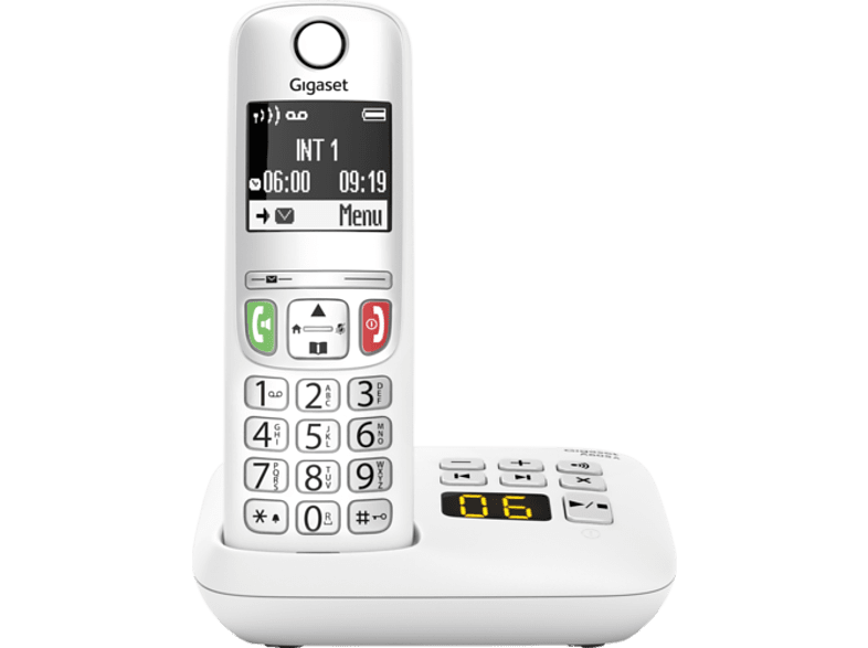 GIGASET Téléphone sans fil A605A Single avec répondeur (S30852H2830M232)