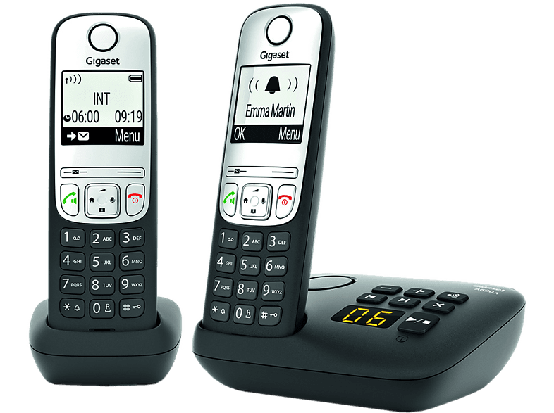 GIGASET Téléphone sans fil A690 Duo avec répondeur (L36852H2830M201)
