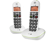 DORO Téléphone sans fil PhoneEasy Duo wit (100)