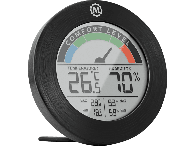OREGON SCIENTIFIC Thermo-hygromètre à indice de confort (BA030018-BK)