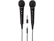 THOMSON Microphone dynamique Karaoke M135D 2 pièces Noir (131772)