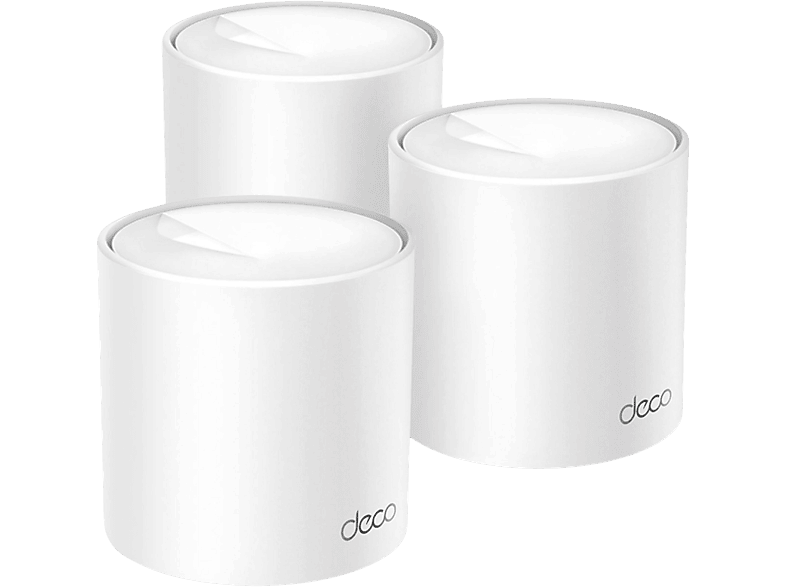 TP-LINK Multi-room WiFi AX1500 Blanc (DECO-X10-3PACK)