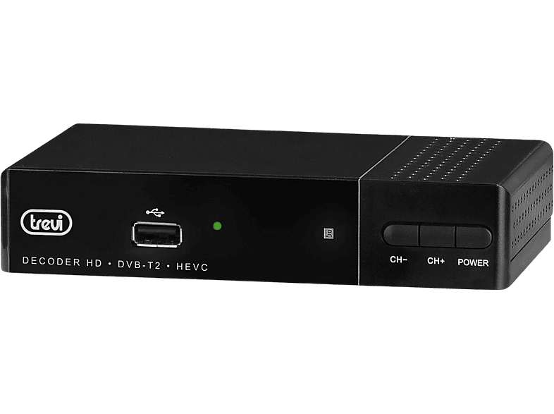 TREVI Décodeur digital DVB-T2 HD HEVC-H.265 10Bit (HE3377T2)