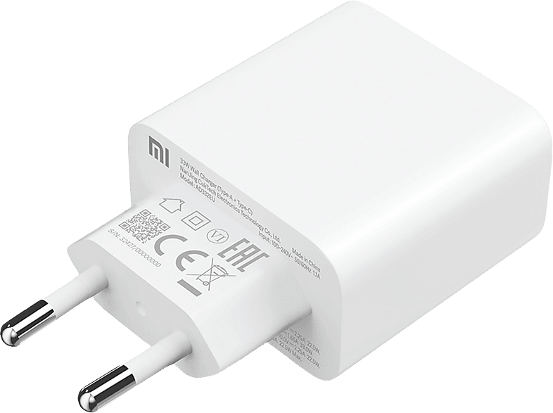 XIAOMI Chargeur USB-A / USB-C 33 W EU Blanc (32427)
